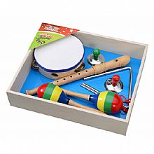 MUSIC SET IN WOODEN BOX